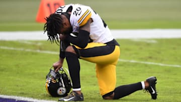 Pittsburgh Steelers cornerback Cameron Sutton (20) Mandatory Credit: Mitchell Layton-USA TODAY Sports