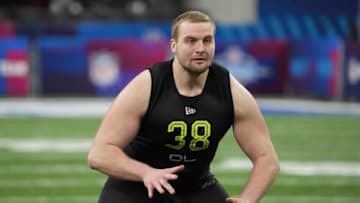 Northern Iowa offensive lineman Trevor Penning (OL38). Mandatory Credit: Kirby Lee-USA TODAY Sports
