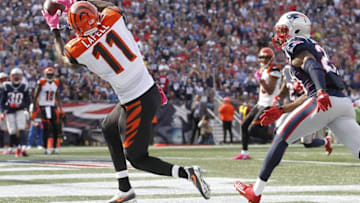LaFell caught four touchdowns over a 3-game stretch in October. He leads the Bengals with six receiving scores this season. Mandatory Credit: Stew Milne-USA TODAY Sports