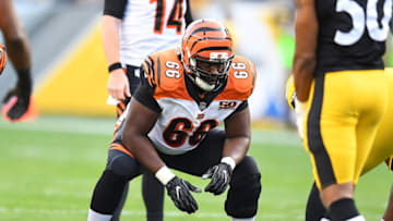 Cincinnati Bengals, Trey Hopkins (Photo by Joe Sargent/Getty Images) *** Local Caption ***