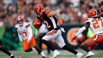 CINCINNATI, OH - NOVEMBER 25: Alex Erickson #12 of the Cincinnati Bengals returns a kick during the first quarter of the game against the Cleveland Browns at Paul Brown Stadium on November 25, 2018 in Cincinnati, Ohio. (Photo by Joe Robbins/Getty Images)