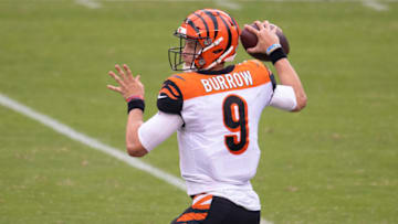 Joe Burrow #9 of the Cincinnati Bengals (Photo by Mitchell Leff/Getty Images)