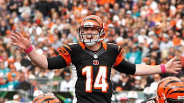 CINCINNATI, OH - OCTOBER 07: Quarterback Andy Dalton