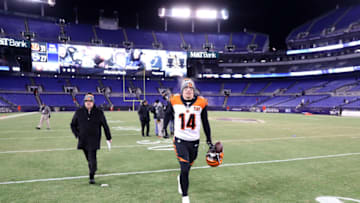 BALTIMORE, MD - DECEMBER 31: Quarterback Andy Dalton