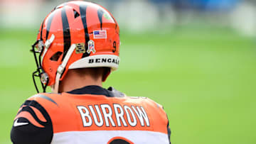 Joe Burrow #9 of the Cincinnati Bengals (Photo by Patrick McDermott/Getty Images)