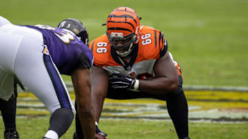 Trey Hopkins, Cincinnati Bengals (Photo by Scott Taetsch/Getty Images)