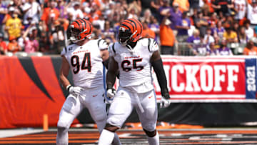 Sam Hubbard #94 and Larry Ogunjobi #65 of the Cincinnati Bengals (Photo by Dylan Buell/Getty Images)