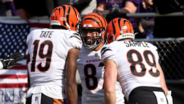 C.J. Uzomah, Cincinnati Bengals (Photo by Patrick Smith/Getty Images)