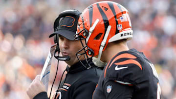 Zac Taylor, Joe Burrow, Cincinnati Bengals (Photo by Kirk Irwin/Getty Images)