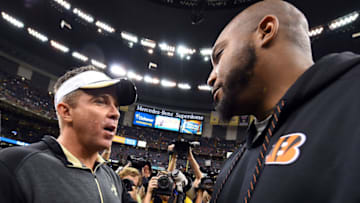 Sean Payton, New Orleans Saints. (Photo by Stacy Revere/Getty Images)