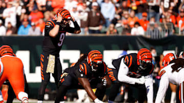 Joe Burrow #9 of the Cincinnati Bengals. (Photo by Kirk Irwin/Getty Images)