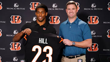Cincinnati Bengals safety Daxton Hill - Mandatory Credit: Kareem Elgazzar-USA TODAY NETWORK