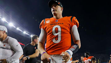 Cincinnati Bengals quarterback Joe Burrow (9) - Mandatory Credit: Katie Stratman-USA TODAY Sports