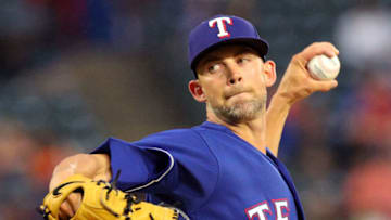 ARLINGTON, TX - SEPTEMBER 22: Mike Minor #36 of the Texas Rangers pitches in the first inning against the at Globe Life Park in Arlington on September 22, 2018 in Arlington, Texas. (Photo by Richard Rodriguez/Getty Images)