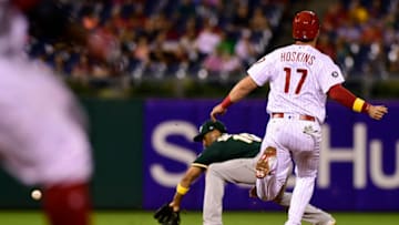 Marcus Semien #10 of the Oakland Athletics (Photo by Corey Perrine/Getty Images)