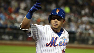 NEW YORK, NY - JULY 12: Asdrubal Cabrera #13 of the New York Mets celebrates his eigth inning home run against the Washington Nationals during their game at Citi Field on July 12, 2018 in New York City. (Photo by Al Bello/Getty Images)