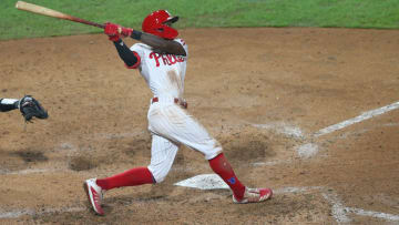 Roman Quinn #24 of the Philadelphia Phillies (Photo by Rich Schultz/Getty Images)