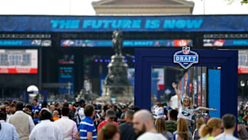 PHILADELPHIA, PA - APRIL 27: Fans attend the NFL Draft Experience prior to the first round of the 2017 NFL Draft at the Philadelphia Museum of Art on April 27, 2017 in Philadelphia, Pennsylvania. (Photo by Jeff Zelevansky/Getty Images)