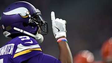 MINNEAPOLIS, MN - DECEMBER 17: Teddy Bridgewater #5 of the Minnesota Vikings takes the field for the first time since the 2015-16 season in the fourth quarter of the game against the Cincinnati Bengals on December 17, 2017 at U.S. Bank Stadium in Minneapolis, Minnesota. (Photo by Hannah Foslien/Getty Images)