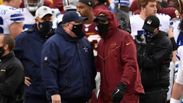 Ron Rivera and Mike McCarthy (Photo by Patrick McDermott/Getty Images)