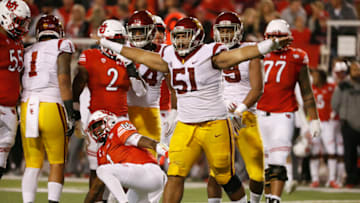 USC Trojans defensive lineman Marlon Tuipulotu (51) (Jeff Swinger-USA TODAY Sports)