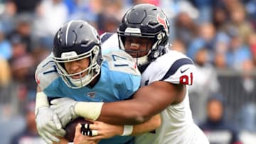Houston Texans defensive end Carlos Watkins (Christopher Hanewinckel-USA TODAY Sports)