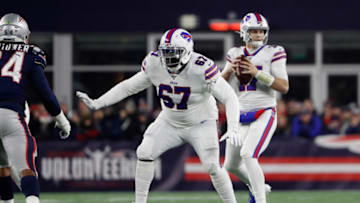 Buffalo Bills offensive guard Quinton Spain (67) (Winslow Townson-USA TODAY Sports)