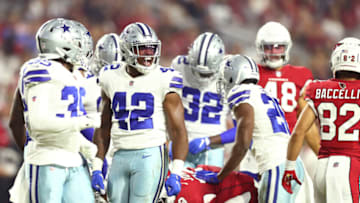 Dallas Cowboys linebacker Keanu Neal (42) (Billy Hardiman-USA TODAY Sports)
