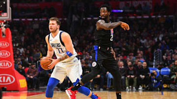 Dallas Mavericks Luka Doncic Patrick Beverley (Photo by Brian Rothmuller/Icon Sportswire via Getty Images)