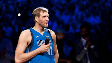 Dallas Mavericks Dirk Nowitzki. Photo: Philipp Hülsmann/dpa (Photo by Philipp Hülsmann/picture alliance via Getty Images)