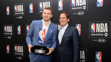 Dallas Mavericks Luka Doncic Mark Cuban Mandatory Credit: Gary A. Vasquez-USA TODAY Sports