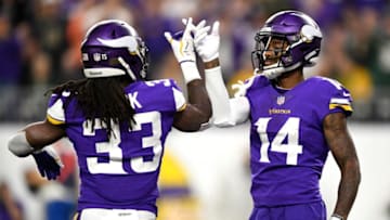 (Photo by Hannah Foslien/Getty Images) Dalvin Cook and Stefon Diggs