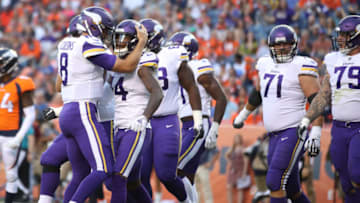 Minnesota Vikings quarterback Kirk Cousins with Stefon Diggs (Photo By Jerry Holt/Star Tribune via Getty Images)
