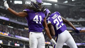 (Photo by Hannah Foslien/Getty Images) Anthony Harris and Xavier Rhodes