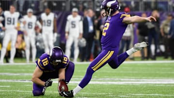 MINNEAPOLIS, MN - DECEMBER 1: Kai Forbath