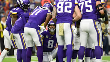 Kirk Cousins (8) of the Minnesota Vikings (Photo by AAron Ontiveroz/MediaNews Group/The Denver Post via Getty Images)