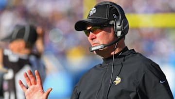 CARSON, CA - DECEMBER 15: Head coach Mike Zimmer of the Minnesota Vikings on the sidelines in the first half of the game against the Los Angeles Chargers at Dignity Health Sports Park on December 15, 2019 in Carson, California. (Photo by Jayne Kamin-Oncea/Getty Images)