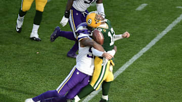 (Photo by Stacy Revere/Getty Images) D.J. Wonnum