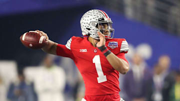(Photo by Christian Petersen/Getty Images) Justin Fields