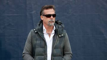 MEMPHIS, TN - MARCH 02: Jeff Fisher, former NFL Head Coach watches the action from the sideline during an Alliance of American Football game between the Memphis Express and the San Diego Fleet at Liberty Bowl Memorial Stadium on March 2, 2019 in Memphis, Tennessee. (Photo by Joe Murphy/AAF/Getty Images)"n