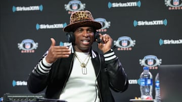ATLANTA, GEORGIA - JANUARY 31: Deion Sanders attends SiriusXM at Super Bowl LIII Radio Row on January 31, 2019 in Atlanta, Georgia. (Photo by Cindy Ord/Getty Images for SiriusXM)