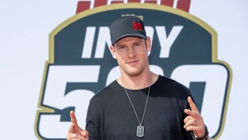 INDIANAPOLIS, IN - MAY 26: Ryan Tannehill is seen at the Indianapolis Motor Speedway on May 26, 2019 in Indianapolis, Indiana. (Photo by Michael Hickey/Getty Images)