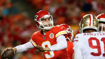 KANSAS CITY, MO - AUGUST 11: Quarterback Tyler Bray