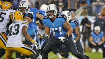 NASHVILLE, TN - AUGUST 09: Taylor Lewan