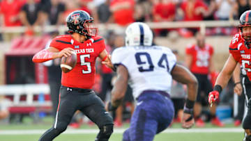 LUBBOCK, TX - SEPTEMBER 26: Patrick Mahomes