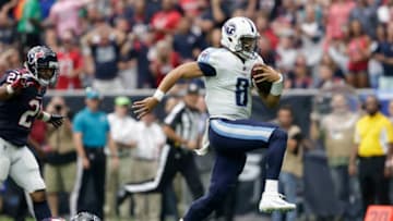 HOUSTON, TX - OCTOBER 01: Marcus Mariota