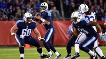 NASHVILLE, TN - OCTOBER 16: Quarterback Marcus Mariota
