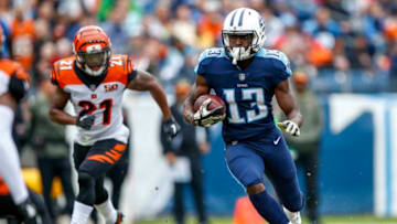 NASHVILLE, TN - NOVEMBER 12: Wide Receiver Taywan Taylor