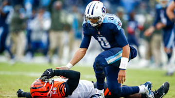 NASHVILLE, TN - NOVEMBER 12:Quarterback Marcus Mariota