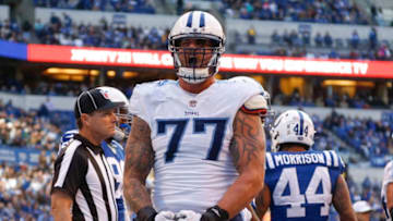 INDIANAPOLIS, IN - NOVEMBER 26: Taylor Lewan